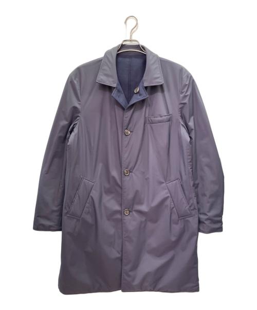 BRUNELLO CUCINELLI（ブルネロクチネリ）BRUNELLO CUCINELLI (ブルネロクチネリ) カシミヤシルク混 中綿リバーシブルコート ネイビー サイズ:50の古着・服飾アイテム