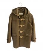 Saint Laurent Parisサンローランパリ）の古着「トグルボタンウールメルトンダッフルコート」｜オリーブ
