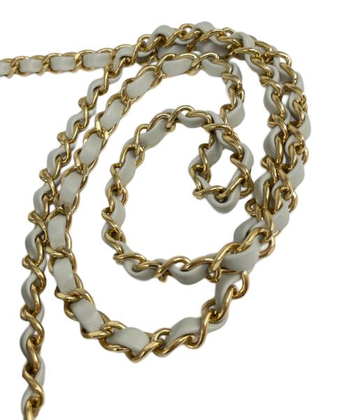 CHANEL（シャネル）CHANEL (シャネル) マトラッセ チェーン ショルダーバッグ ライトグレー サイズ:19の古着・服飾アイテム