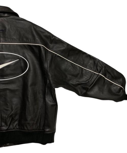 SUPREME（シュプリーム）SUPREME (シュプリーム) NIKE (ナイキ) Leather Varsity Jacket ブラック サイズ:XLの古着・服飾アイテム