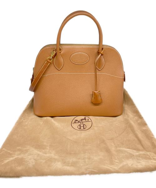 HERMES（エルメス）HERMES (エルメス) ボリード 31/ゴールド金具/クシュベル/ゴールド/□A刻印 ゴールド サイズ:31の古着・服飾アイテム