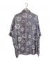 Dior (ディオール) Denim Tears (デニムティアーズ) 23AW シルク シャツ ネイビー サイズ:39：110000円