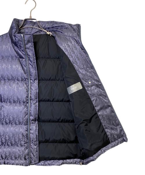 Dior（ディオール）Dior (ディオール) Oblique Down Vest/オブリークダウンベスト ネイビー サイズ:48の古着・服飾アイテム
