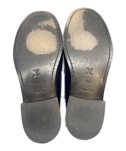 LOUIS VUITTON（ルイ ヴィトン）LOUIS VUITTON (ルイ ヴィトン) LVホースビットローファー ブラック サイズ:35 1/2の古着・服飾アイテム