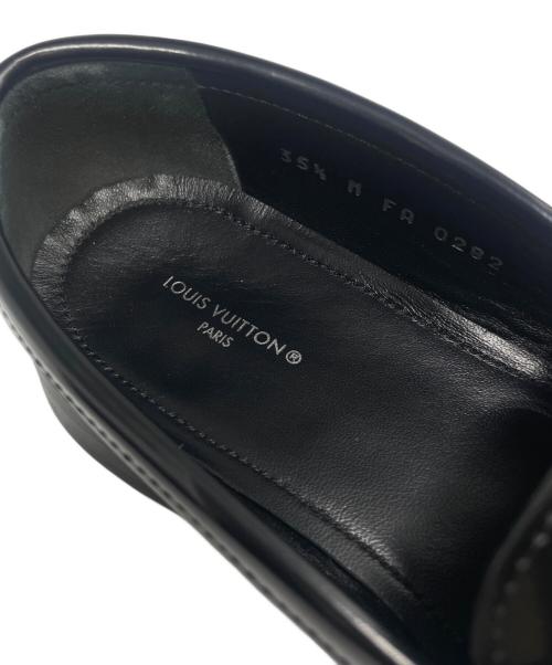 LOUIS VUITTON（ルイ ヴィトン）LOUIS VUITTON (ルイ ヴィトン) LVホースビットローファー ブラック サイズ:35 1/2の古着・服飾アイテム