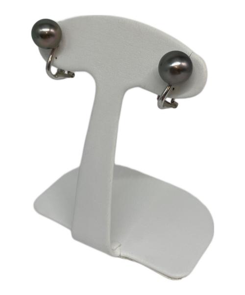 NO BRAND（ノーブランド）NO BRAND (ノーブランド) ブラックパールイヤリングの古着・服飾アイテム