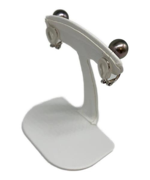 NO BRAND（ノーブランド）NO BRAND (ノーブランド) ブラックパールイヤリングの古着・服飾アイテム