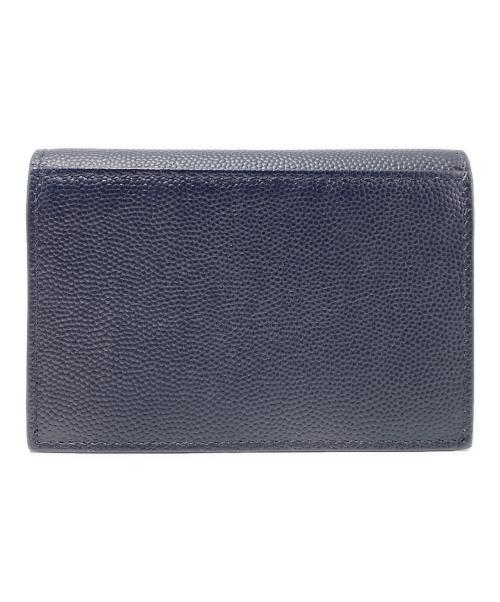 Saint Laurent Paris（サンローランパリ）Saint Laurent Paris (サンローランパリ) 二つ折りカードケース ブラックの古着・服飾アイテム