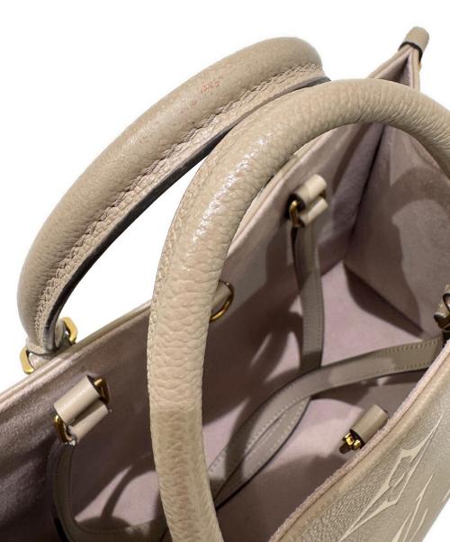 LOUIS VUITTON（ルイ ヴィトン）LOUIS VUITTON (ルイ ヴィトン) オンザゴー MM M45494 トゥルトレール×クレーム サイズ:MMの古着・服飾アイテム