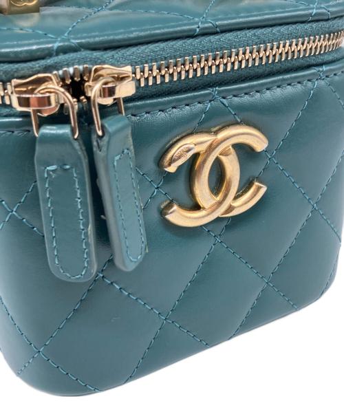 CHANEL（シャネル）CHANEL (シャネル) チェーンミニショルダーバッグ エメラルドグリーン系の古着・服飾アイテム
