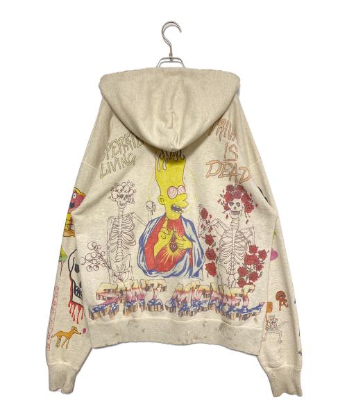 SAINT MICHAEL（セントマイケル）SAINT MICHAEL (セントマイケル) Hoodie アイボリー サイズ:XLの古着・服飾アイテム