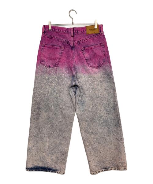 doublet（ダブレット）doublet (ダブレット) ANIME HAND PAINTING DENIM PANTS インディゴ サイズ:Mの古着・服飾アイテム
