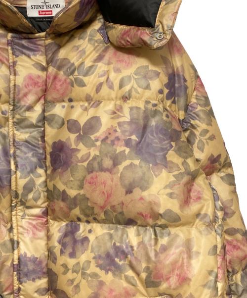 SUPREME（シュプリーム）SUPREME (シュプリーム) STONE ISLAND (ストーンアイランド) Lamy Cover Stampato Puffy Jacket マルチカラー サイズ:XLの古着・服飾アイテム