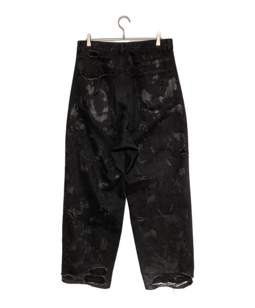 FR(13)NDS（フレンズ）FR(13)NDS (フレンズ) ダメージデニムパンツ ブラック サイズ:freeの古着・服飾アイテム