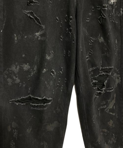 FR(13)NDS（フレンズ）FR(13)NDS (フレンズ) ダメージデニムパンツ ブラック サイズ:freeの古着・服飾アイテム