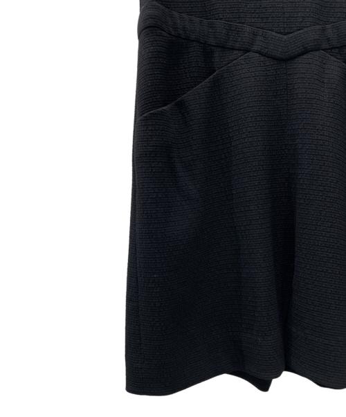 CHANEL（シャネル）CHANEL (シャネル) 半袖ワンピース ブラック サイズ:40の古着・服飾アイテム