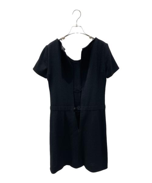 CHANEL（シャネル）CHANEL (シャネル) 半袖ワンピース ブラック サイズ:40の古着・服飾アイテム