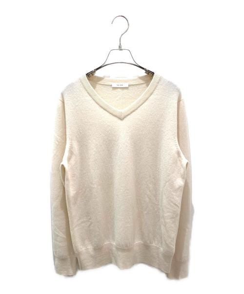 THE ROW（ザ ロウ）THE ROW (ザ ロウ) Vネックカシミヤニット アイボリー サイズ:XSの古着・服飾アイテム