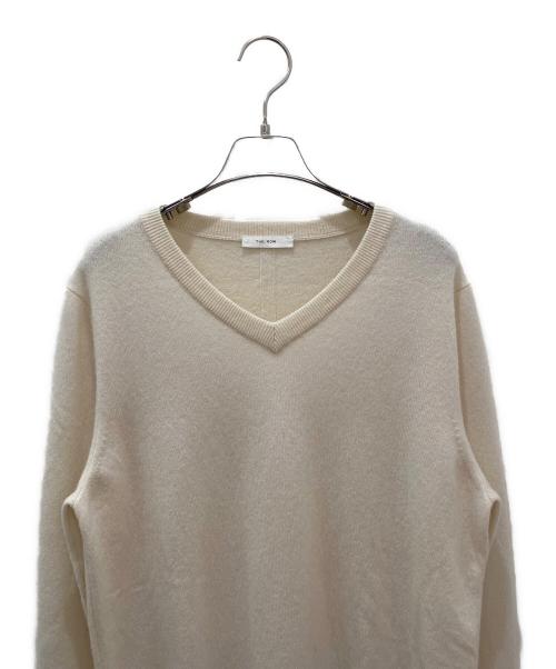 THE ROW（ザ ロウ）THE ROW (ザ ロウ) Vネックカシミヤニット アイボリー サイズ:XSの古着・服飾アイテム