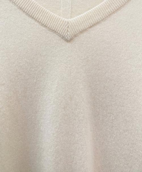 THE ROW（ザ ロウ）THE ROW (ザ ロウ) Vネックカシミヤニット アイボリー サイズ:XSの古着・服飾アイテム