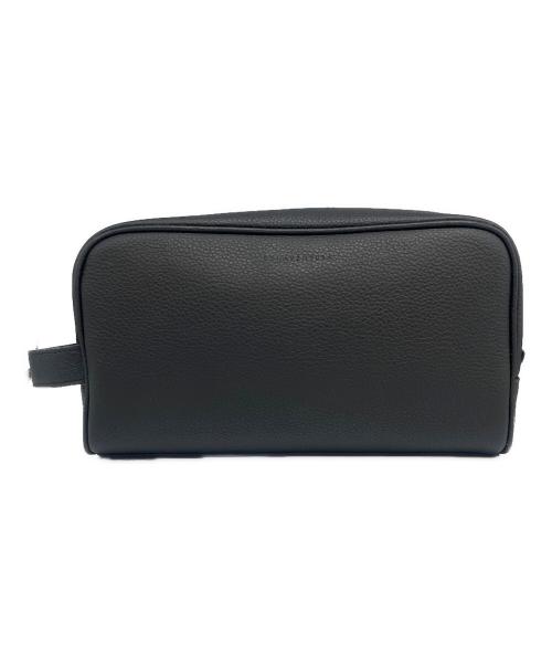 bonaventura（ボナベンチュラ）bonaventura (ボナベンチュラ) トラベルポーチ ボッタラートレザー ブラックの古着・服飾アイテム