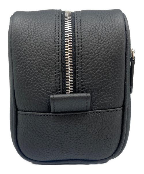 bonaventura（ボナベンチュラ）bonaventura (ボナベンチュラ) トラベルポーチ ボッタラートレザー ブラックの古着・服飾アイテム
