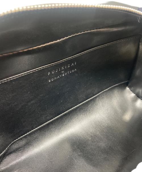 bonaventura（ボナベンチュラ）bonaventura (ボナベンチュラ) トラベルポーチ ボッタラートレザー ブラックの古着・服飾アイテム