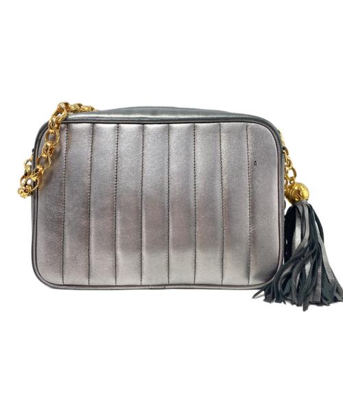 CHANEL（シャネル）CHANEL (シャネル) マドモアゼル/マトラッセショルダーバッグ シルバーの古着・服飾アイテム