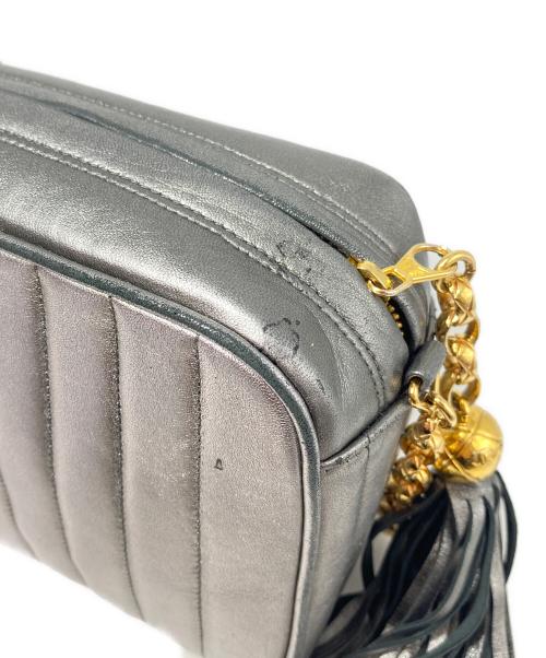 CHANEL（シャネル）CHANEL (シャネル) マドモアゼル/マトラッセショルダーバッグ シルバーの古着・服飾アイテム