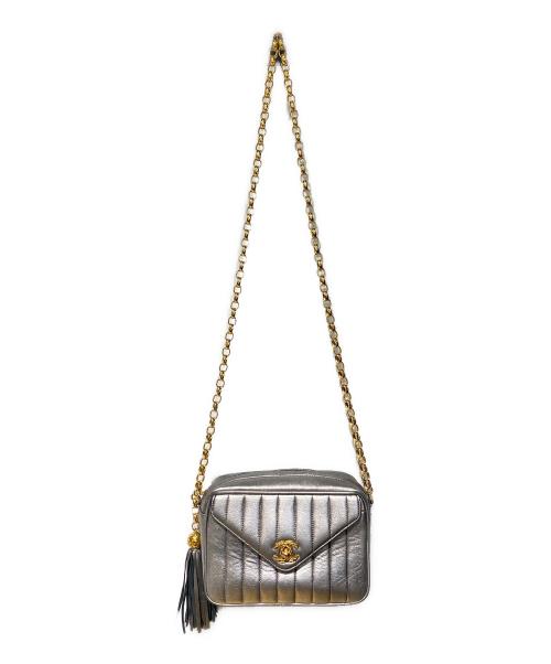 CHANEL（シャネル）CHANEL (シャネル) マドモアゼル/マトラッセショルダーバッグ シルバーの古着・服飾アイテム
