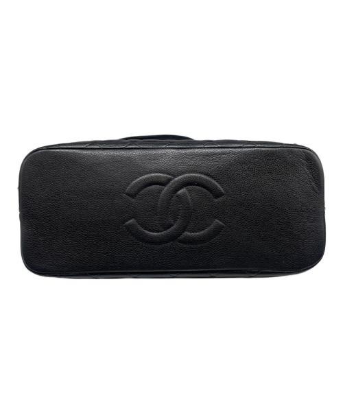 CHANEL（シャネル）CHANEL (シャネル) マトラッセ ターンロック ハンドバッグ ブラックの古着・服飾アイテム