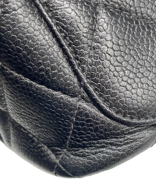 CHANEL（シャネル）CHANEL (シャネル) マトラッセ ターンロック ハンドバッグ ブラックの古着・服飾アイテム