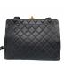 CHANEL (シャネル) マトラッセ ターンロック ハンドバッグ ブラック：220000円