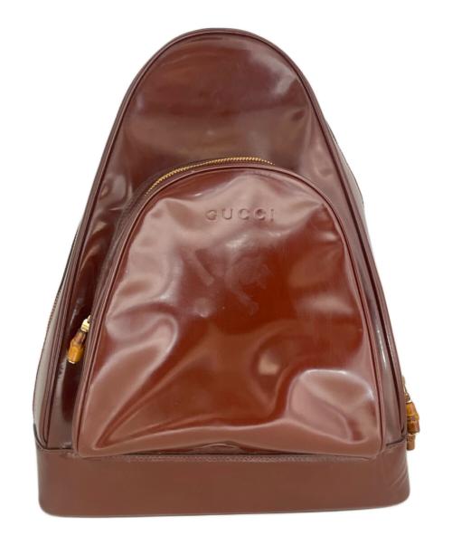 GUCCI（グッチ）GUCCI (グッチ) ワンショルダーバッグ ブラウンの古着・服飾アイテム
