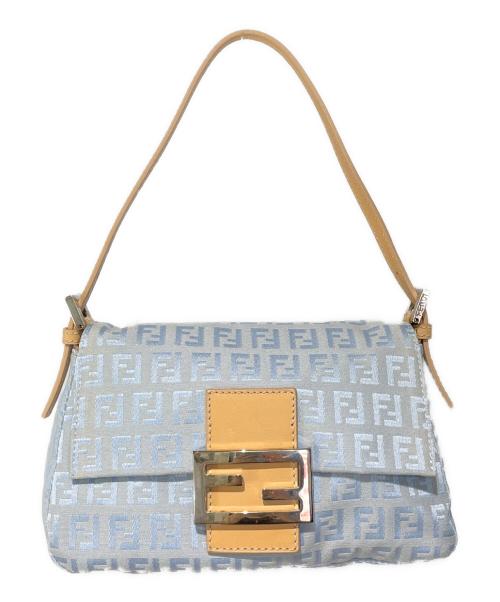 FENDI（フェンディ）FENDI (フェンディ) ズッキーノ ミニマンマバケット ブルーの古着・服飾アイテム