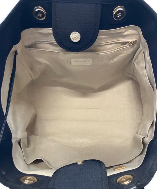 CHANEL（シャネル）CHANEL (シャネル) ドーヴィルGM/ショルダーバッグ/トートバッグ/2WAYバッグ ブラック サイズ:GMの古着・服飾アイテム