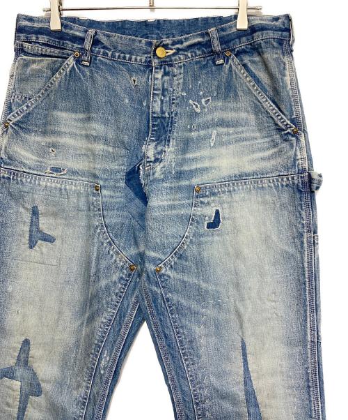 SAINT MICHAEL（セントマイケル）SAINT MICHAEL (セントマイケル) DOUBLE KNEE インディゴ サイズ:Mの古着・服飾アイテム