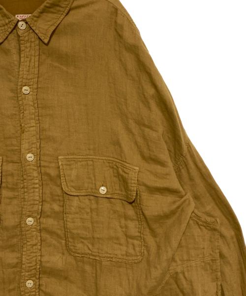 KAPITAL（キャピタル）KAPITAL (キャピタル) 二重ガーゼ スラッピーシャツ ベージュ サイズ:3の古着・服飾アイテム