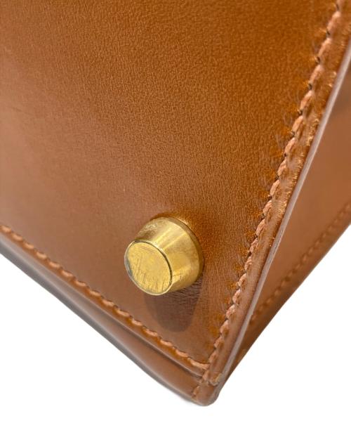 HERMES（エルメス）HERMES (エルメス) ケリー32 外縫い/ギロッシュ金具/ボックスカーフ/ブラウン/□G刻印 ブラウン サイズ:32の古着・服飾アイテム