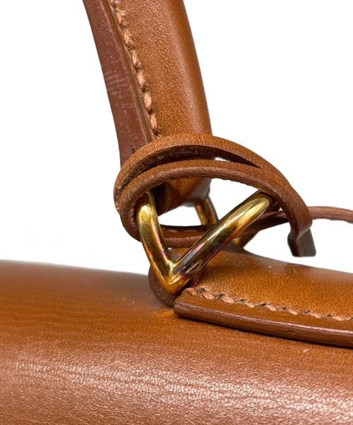 HERMES（エルメス）HERMES (エルメス) ケリー32 外縫い/ギロッシュ金具/ボックスカーフ/ブラウン/□G刻印 ブラウン サイズ:32の古着・服飾アイテム