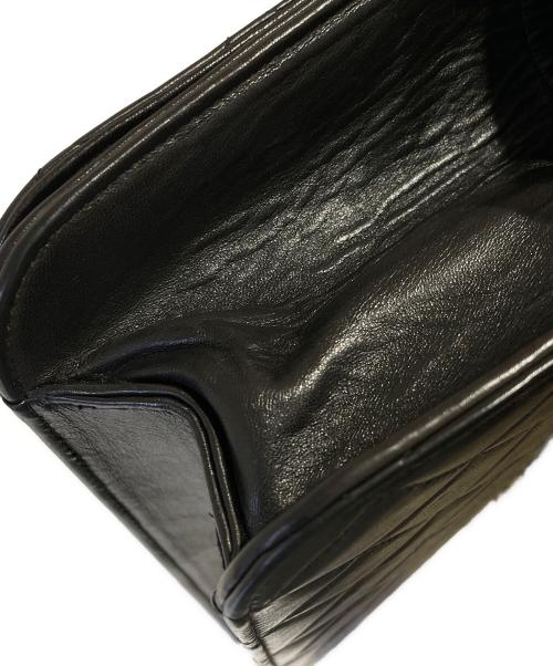 CHANEL（シャネル）CHANEL (シャネル) マトラッセ フルフラップショルダーバッグ ブラックの古着・服飾アイテム