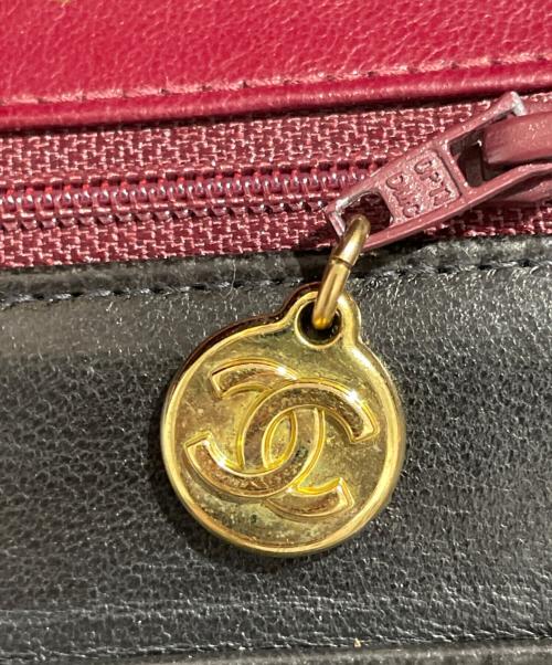 CHANEL（シャネル）CHANEL (シャネル) マトラッセ フルフラップショルダーバッグ ブラックの古着・服飾アイテム