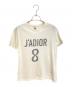Christian Dior（クリスチャン ディオール）の古着「J'ADIOR 8 Tシャツ」｜ホワイト