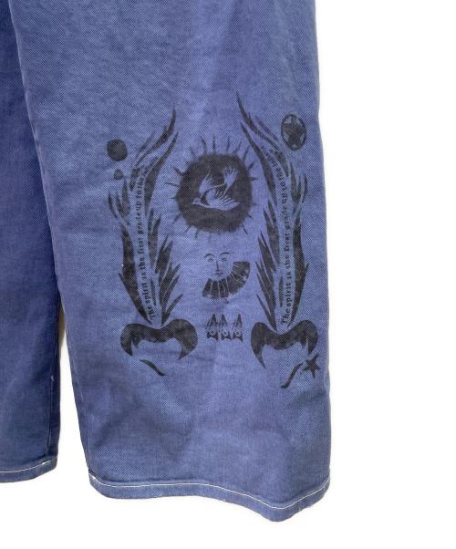 Christian Dior（クリスチャン ディオール）Christian Dior (クリスチャン ディオール) B刺繍 デニム オールインワン ネイビー サイズ:34の古着・服飾アイテム