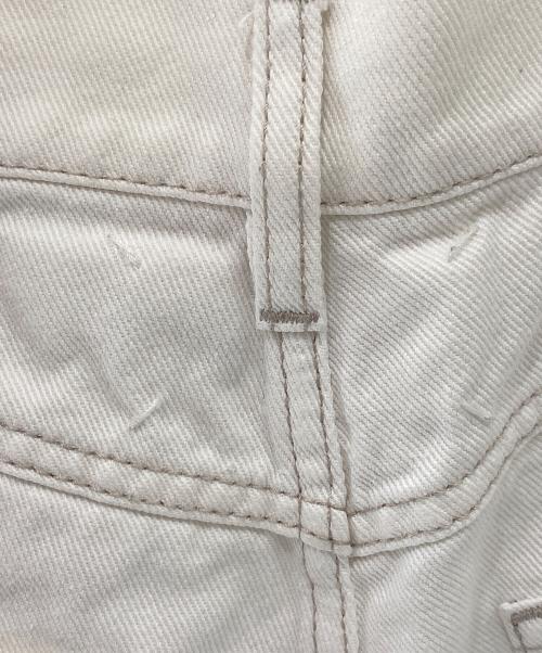 Martin Margiela1（マルタンマルジェラ1）Martin Margiela1 (マルタンマルジェラ1) スラッシュディテールカットオフデニムパンツ ホワイト サイズ:36の古着・服飾アイテム