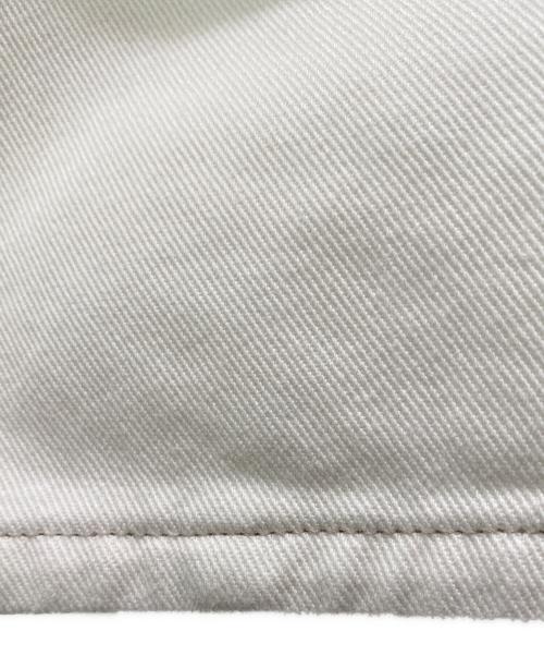 Martin Margiela1（マルタンマルジェラ1）Martin Margiela1 (マルタンマルジェラ1) スラッシュディテールカットオフデニムパンツ ホワイト サイズ:36の古着・服飾アイテム
