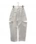 Martin Margiela1 (マルタンマルジェラ1) スラッシュディテールカットオフデニムパンツ ホワイト サイズ:36：44000円