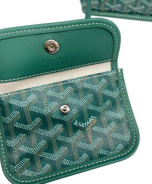 GOYARD（ゴヤール）GOYARD (ゴヤール) ANJOU MINI/アンジュミニポーチトート グリーン サイズ:mini/ミニの古着・服飾アイテム