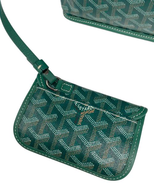 GOYARD（ゴヤール）GOYARD (ゴヤール) ANJOU MINI/アンジュミニポーチトート グリーン サイズ:mini/ミニの古着・服飾アイテム