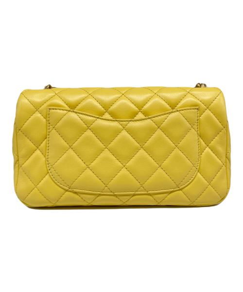 CHANEL（シャネル）CHANEL (シャネル) ミニ マトラッセ ラムスキン イエロー サイズ:ミニの古着・服飾アイテム